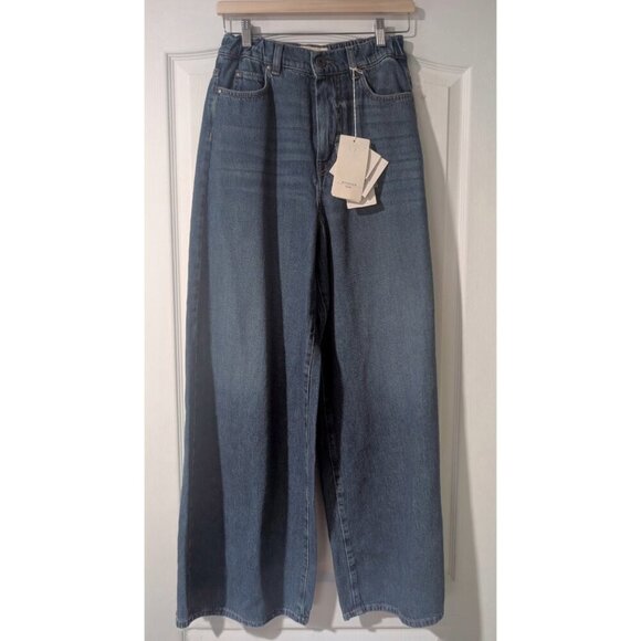 Weekend MaxMara | Abitata Blue Wide Leg Jeans - Picture 5 of 16